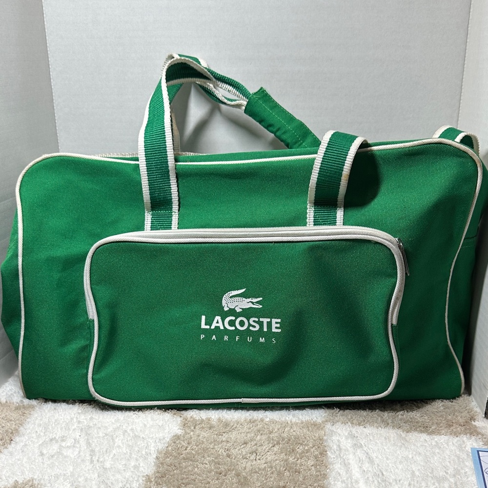 Lacoste Parfums Green Duffel Bag